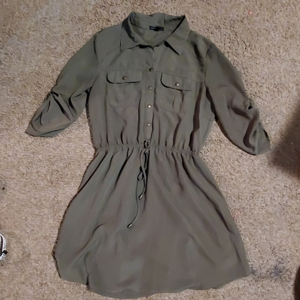 Green dress